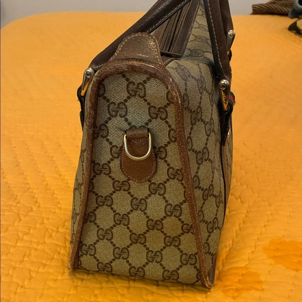 Vintage Gucci Monogram Handbag - Picture 6 of 7